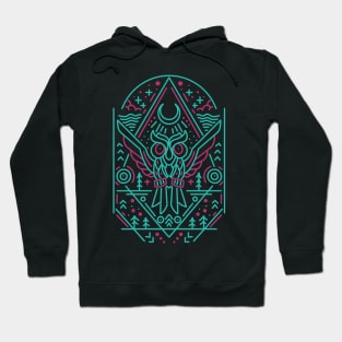 owl line art Hoodie